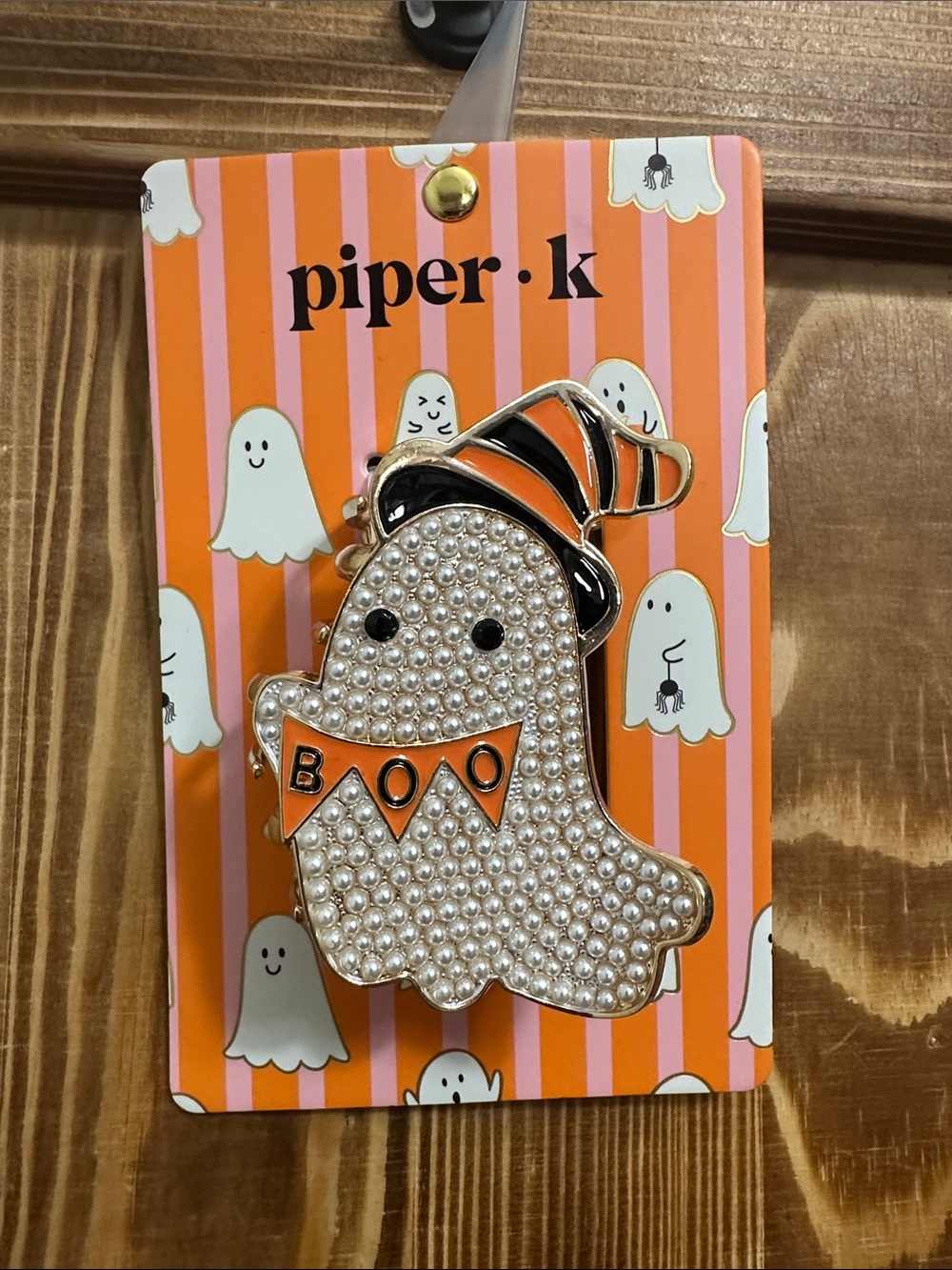 piper•k Halloween Ghost Hair Clip